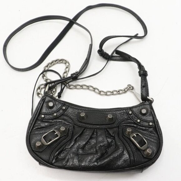 Balenciaga Mini Le Cagole Shoulder Bag - Black - Picture 1 of 12